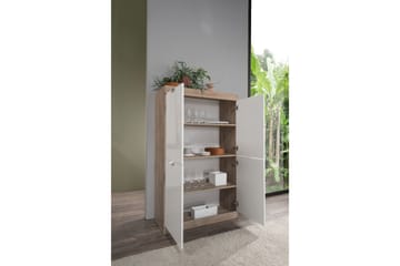 Byrå Nickero 90 cm - Vit/Brun - Förvaring - Förvaringsmöbler - Byrå