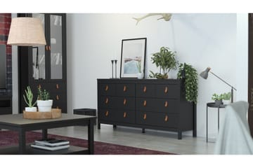 Byrå Osterholm 38x159 cm - Svart - Förvaring - Förvaringsmöbler - Byrå