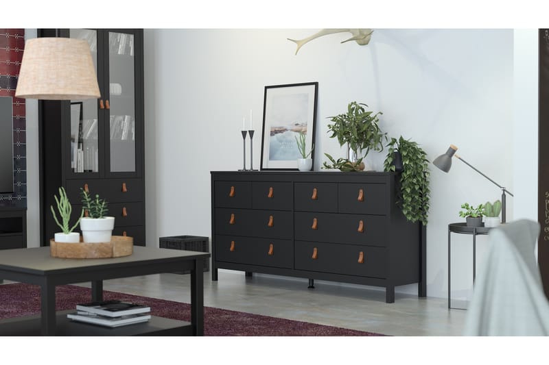 Byrå Osterholm 38x159 cm - Svart - Förvaring - Förvaringsmöbler - Byrå