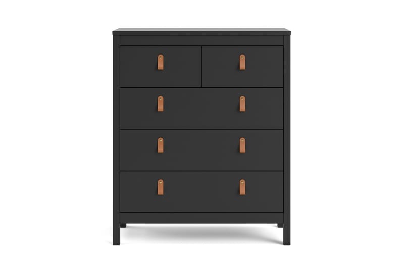 Byrå Osterholm 5 Lådor 38x82 cm - Svart/Natur - Förvaring - Förvaringsmöbler - Byrå