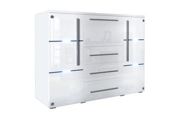 Byrå Ryssby 136x39x115 cm - Vit - Förvaring - Förvaringsmöbler - Byrå