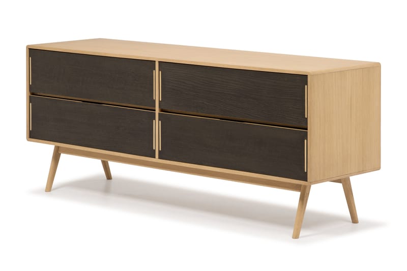 Byrå Skagana 150x50 cm Massiv Ek - Brun - Förvaring - Förvaringsmöbler - Byrå