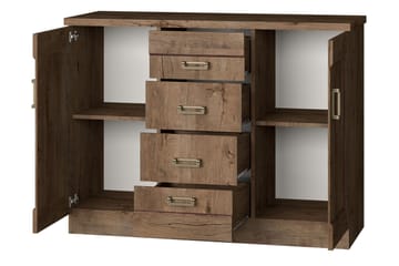 Byrå Tadeusz 120x44x90 cm - Brun - Förvaring - Förvaringsmöbler - Byrå
