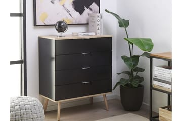 Byrå Ticaboo 79 cm - Svart - Förvaring - Förvaringsmöbler - Byrå