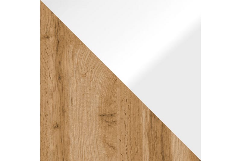 Byrå Turowo 39x150 cm LED - Vit/Natur - Förvaring - Förvaringsmöbler - Byrå