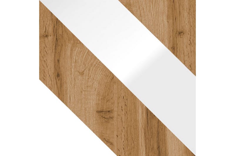 Byrå Turowo 39x150 cm LED - Vit/Natur - Förvaring - Förvaringsmöbler - Byrå