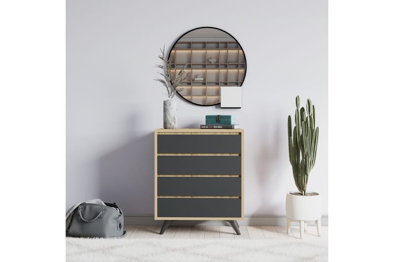 Byrå Urgby 70x86 cm - Brun - Förvaring - Förvaringsmöbler - Byrå
