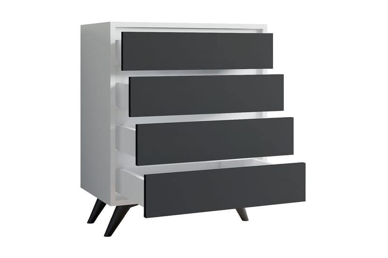 Byrå Urgby 70x86 cm - Vit - Förvaring - Förvaringsmöbler - Byrå