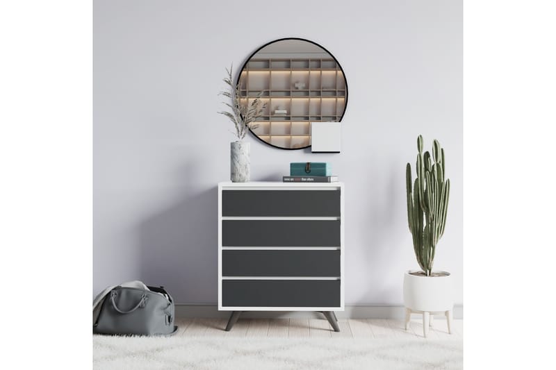 Byrå Urgby 70x86 cm - Vit - Förvaring - Förvaringsmöbler - Byrå