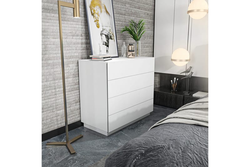 Byrå Urgby 90x81,6 cm - Vit - Förvaring - Förvaringsmöbler - Byrå