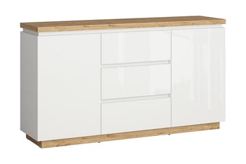 Byrå Viella - Trä/Natur/Vit - Förvaring - Förvaringsmöbler - Byrå