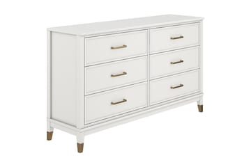 Byrå Westerleigh 144x41 cm Vit - CosmoLiving - Förvaring - Förvaringsmöbler - Byrå