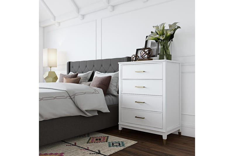Byrå Westerleigh 76x50 cm Vit - CosmoLiving - Förvaring - Förvaringsmöbler - Byrå