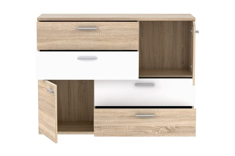 Byrå Willingham 125 cm - Brun/Vit - Förvaring - Förvaringsmöbler - Byrå