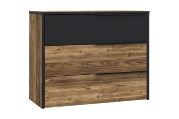 Byrå Yundola 42x100 cm - Brun/Svart - Förvaring - Förvaringsmöbler - Byrå