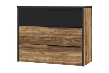 Byrå Yundola 42x100 cm - Brun/Svart - Förvaring - Förvaringsmöbler - Byrå