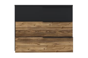Byrå Yundola 42x100 cm - Brun/Svart - Förvaring - Förvaringsmöbler - Byrå