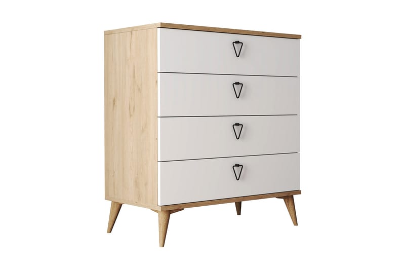 Byrå Zakkum 80x90,8 cm - Brun - Förvaring - Förvaringsmöbler - Byrå