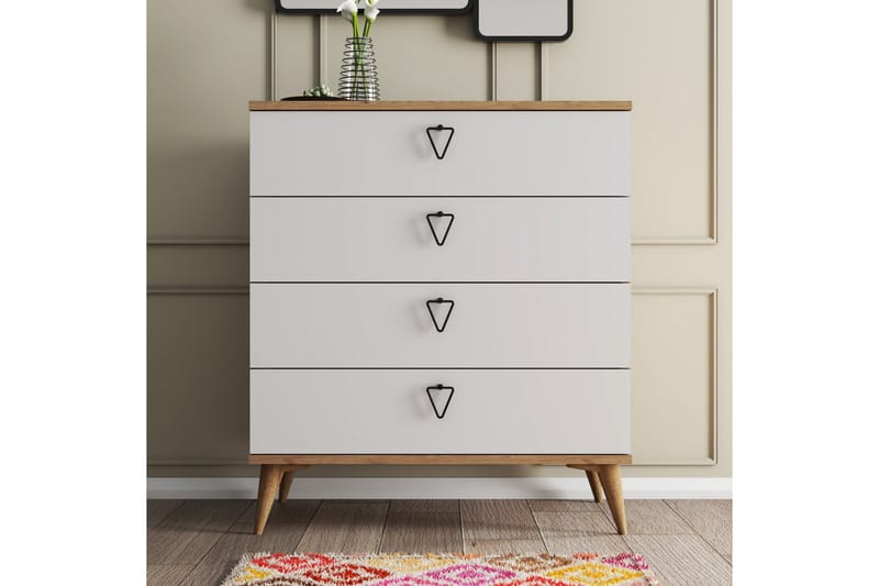 Byrå Zakkum 80x90,8 cm - Brun - Förvaring - Förvaringsmöbler - Byrå