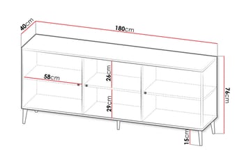 Byrå - Förvaring - Förvaringsmöbler - Byrå