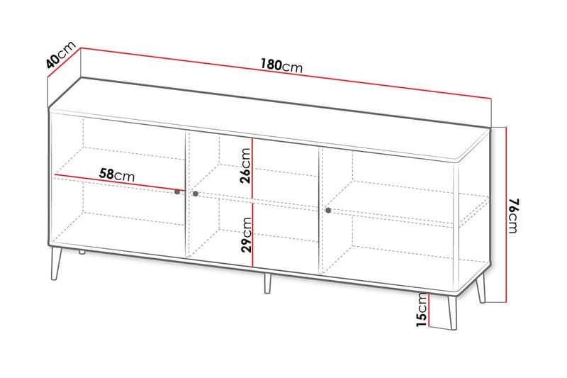 Byrå - Förvaring - Förvaringsmöbler - Byrå