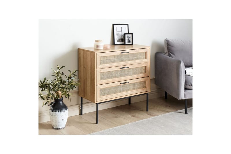 Byrå Pasco med 3 lådor - Förvaring - Förvaringsmöbler - Byrå