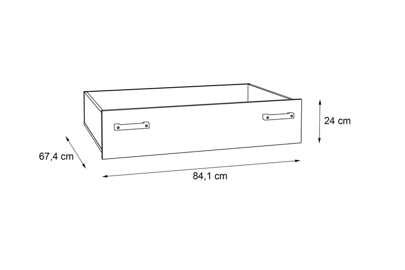 Cadle Byr å 104 cm - Brun - Förvaring - Förvaringsmöbler - Byrå
