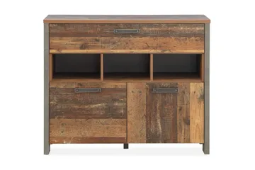 Cadle Byrå 107 cm - Brun/Grå - Förvaring - Förvaringsmöbler - Byrå