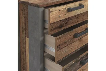 Cadle Byrå 107 cm - Brun/Grå - Förvaring - Förvaringsmöbler - Byrå