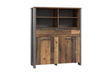 Cadle Byrå 107 cm - Brun/Grå - Förvaring - Förvaringsmöbler - Byrå