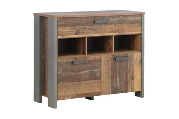 Cadle Byrå 107 cm - Brun/Grå - Förvaring - Förvaringsmöbler - Byrå