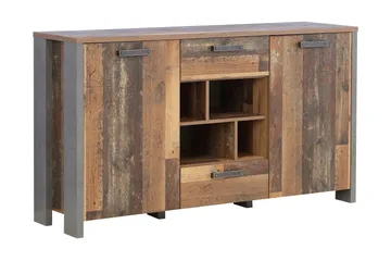 Cadle Byrå 156 cm - Brun/Grå - Förvaring - Förvaringsmöbler - Byrå