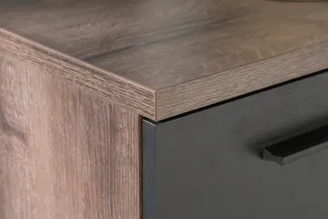 Cannop Byrå 125 cm - Brun/Svart - Förvaring - Förvaringsmöbler - Byrå