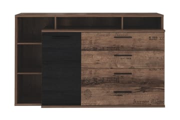 Cannop Byrå 153 cm - Brun/Svart - Förvaring - Förvaringsmöbler - Byrå