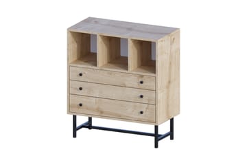 Byrå Carla 80x40 cm Brun - Hanah Home - Förvaring - Förvaringsmöbler - Byrå - Hallbyrå