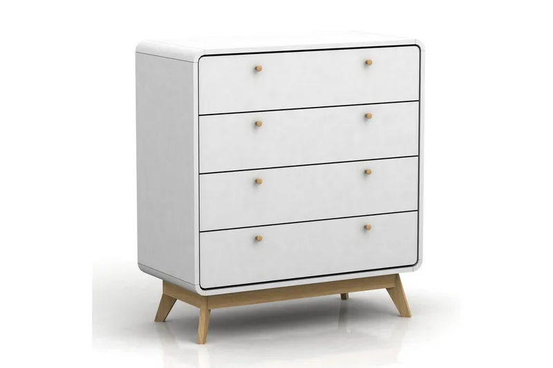 Byrå Cassie Vit/Vit, Vit/Vit