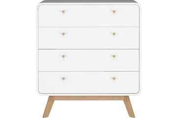 Byrå Cassie Vit/Vit - Vit/Vit - Förvaring - Förvaringsmöbler - Byrå