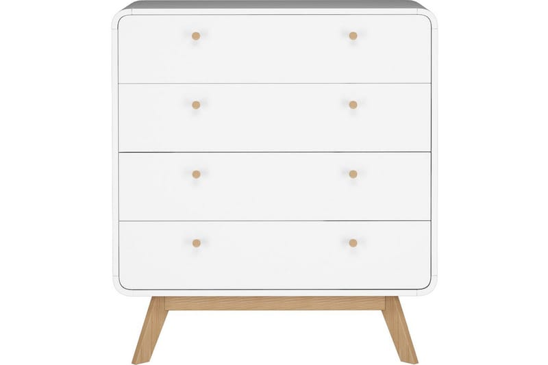 Byrå Cassie Vit/Vit - Vit/Vit - Förvaring - Förvaringsmöbler - Byrå