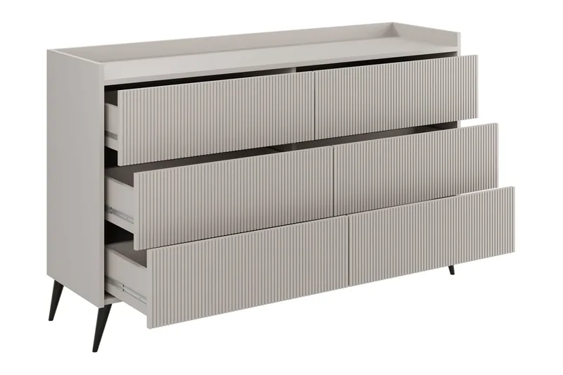 Chiku Byrå 150 cm - Beige - Förvaring - Förvaringsmöbler - Byrå