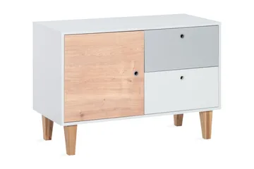 Concept Byrå Vit/Grå/Natur - VOX - Förvaring - Förvaringsmöbler - Byrå