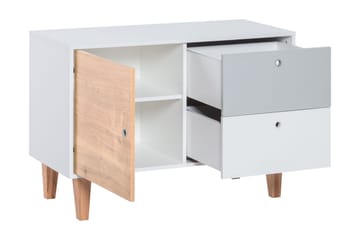 Concept Byrå Vit/Grå/Rosa - VOX - Förvaring - Förvaringsmöbler - Byrå