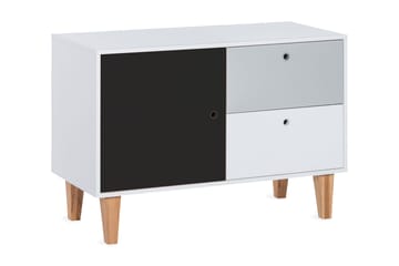 Concept Byrå Vit/Grå/Svart - VOX - Förvaring - Förvaringsmöbler - Byrå