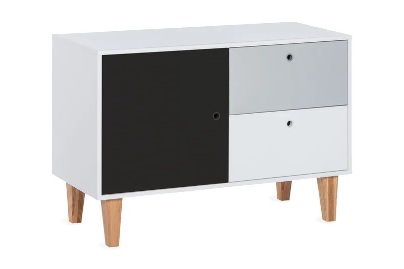 Concept Byrå Vit/Grå/Svart, VOX