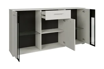 Deardorf Komoda + LED 140 cm - Trä|natur|Blå LED - Förvaring - Förvaringsmöbler - Byrå