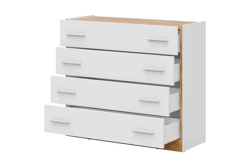 Dentro Byrå 100x40x90 cm - Beige/Vit - Förvaring - Förvaringsmöbler - Byrå