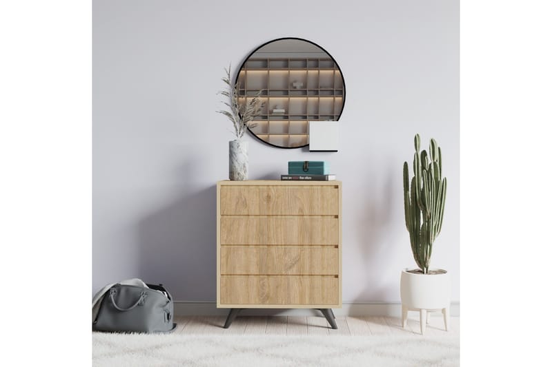 Desgrar Byrå 70x86 cm - Brun - Förvaring - Förvaringsmöbler - Byrå