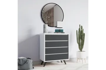 Desgrar Byrå 70x86 cm - Vit - Förvaring - Förvaringsmöbler - Byrå