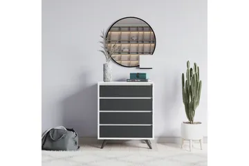 Desgrar Byrå 70x86 cm - Vit - Förvaring - Förvaringsmöbler - Byrå