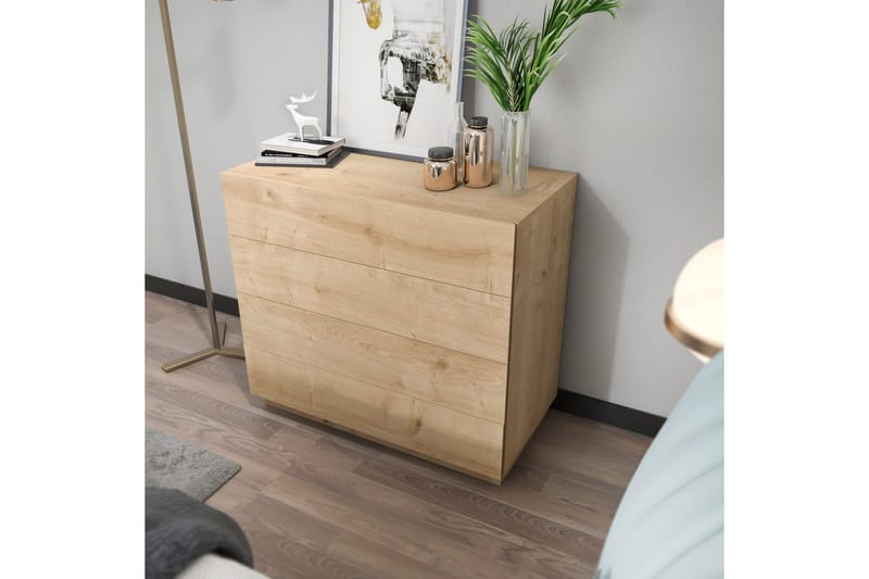 Desgrar Byrå 90x81,6 cm - Brun - Förvaring - Förvaringsmöbler - Byrå