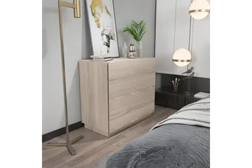 Desgrar Byrå 90x81,6 cm - Brun - Förvaring - Förvaringsmöbler - Byrå